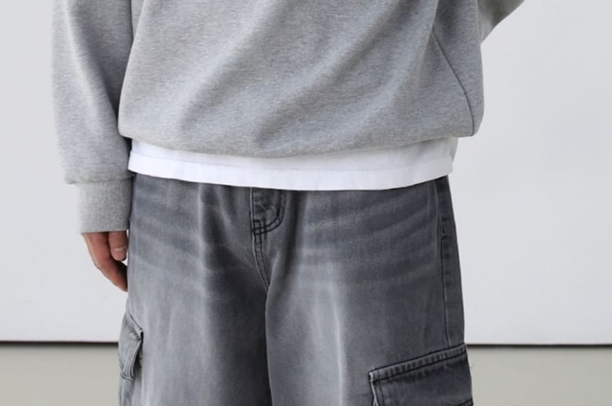 SeoulPop - Sweatshirt met losse pasvorm en letterprint