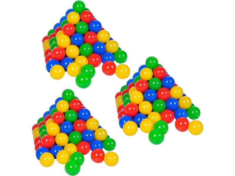 Knorrtoys Bälle Bunt 300 Stück Bunte Plastikbälle ohne gefährliche Weichmacher