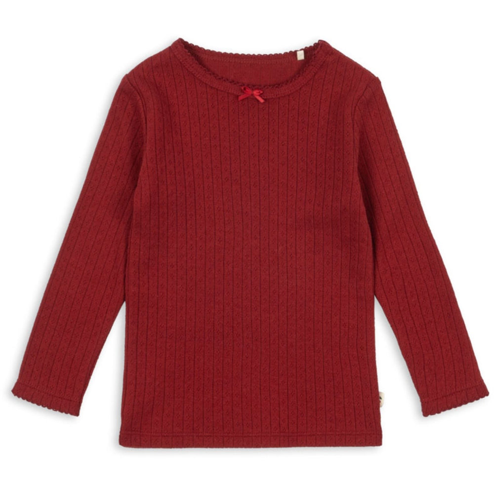 Køb Konges Sløjd Red Dahlia Minnie Bluse Gots