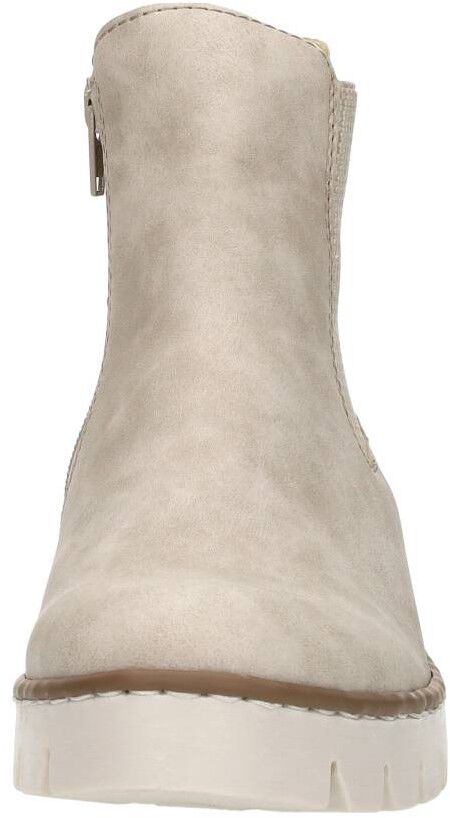 Rieker Enkellaarsjes Plat beige