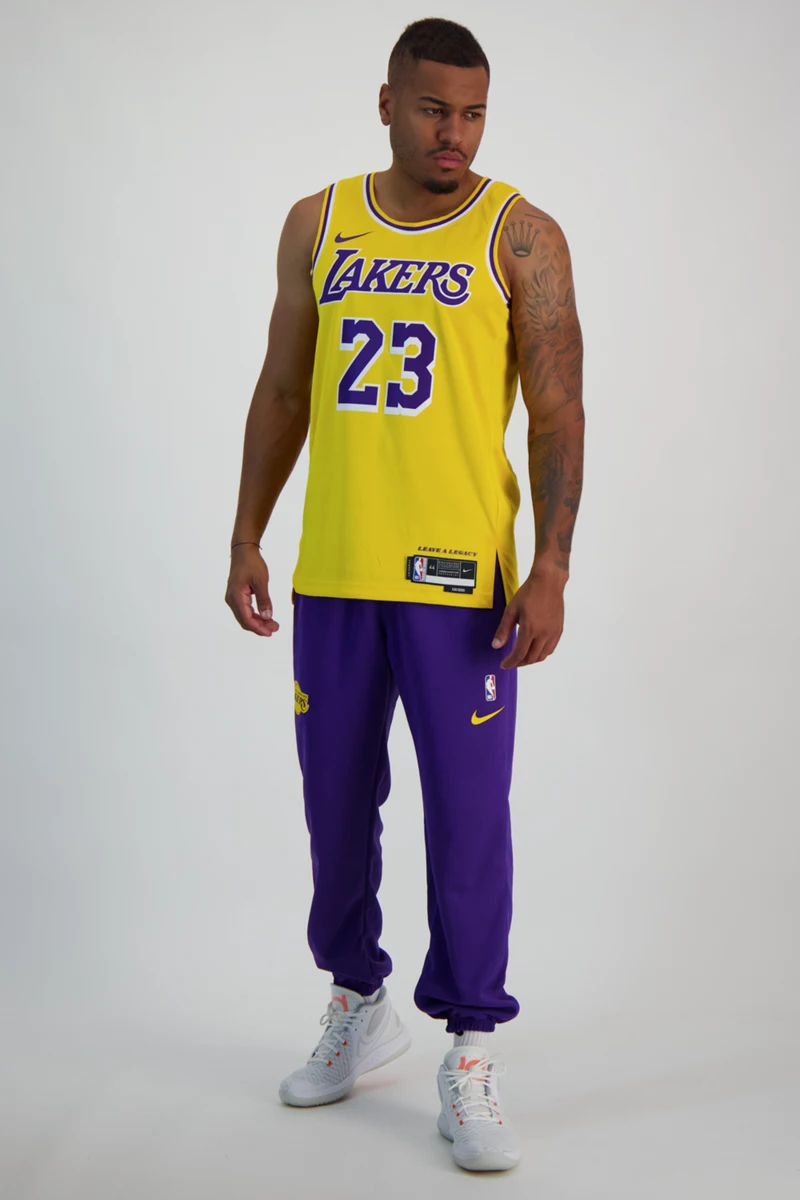 Nike Los Angeles Lakers Icon Edition LeBron James Herren Basketballtrikot