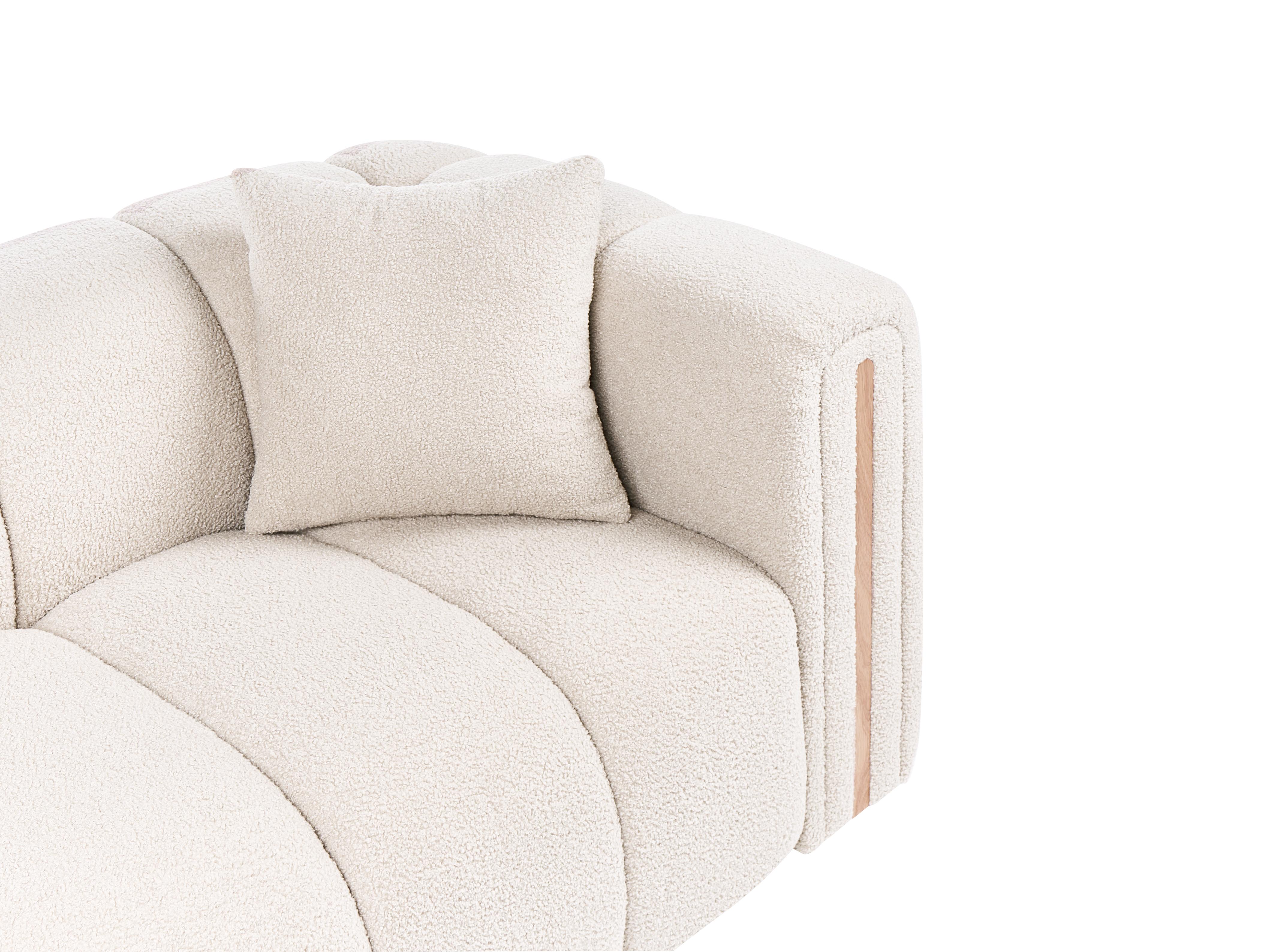 Bank 2-zits MORSIL Bouclé Beige