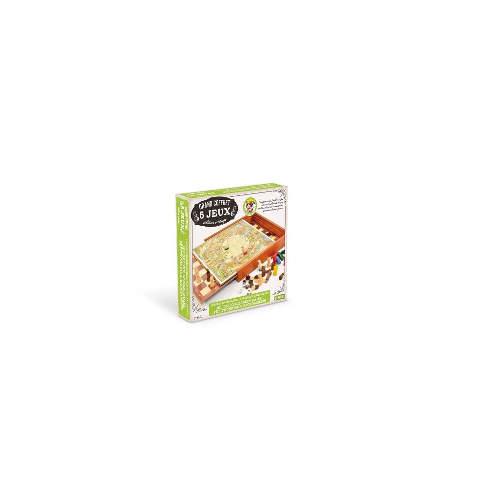 Grand Coffret 5 Jeux - Edition Vintage