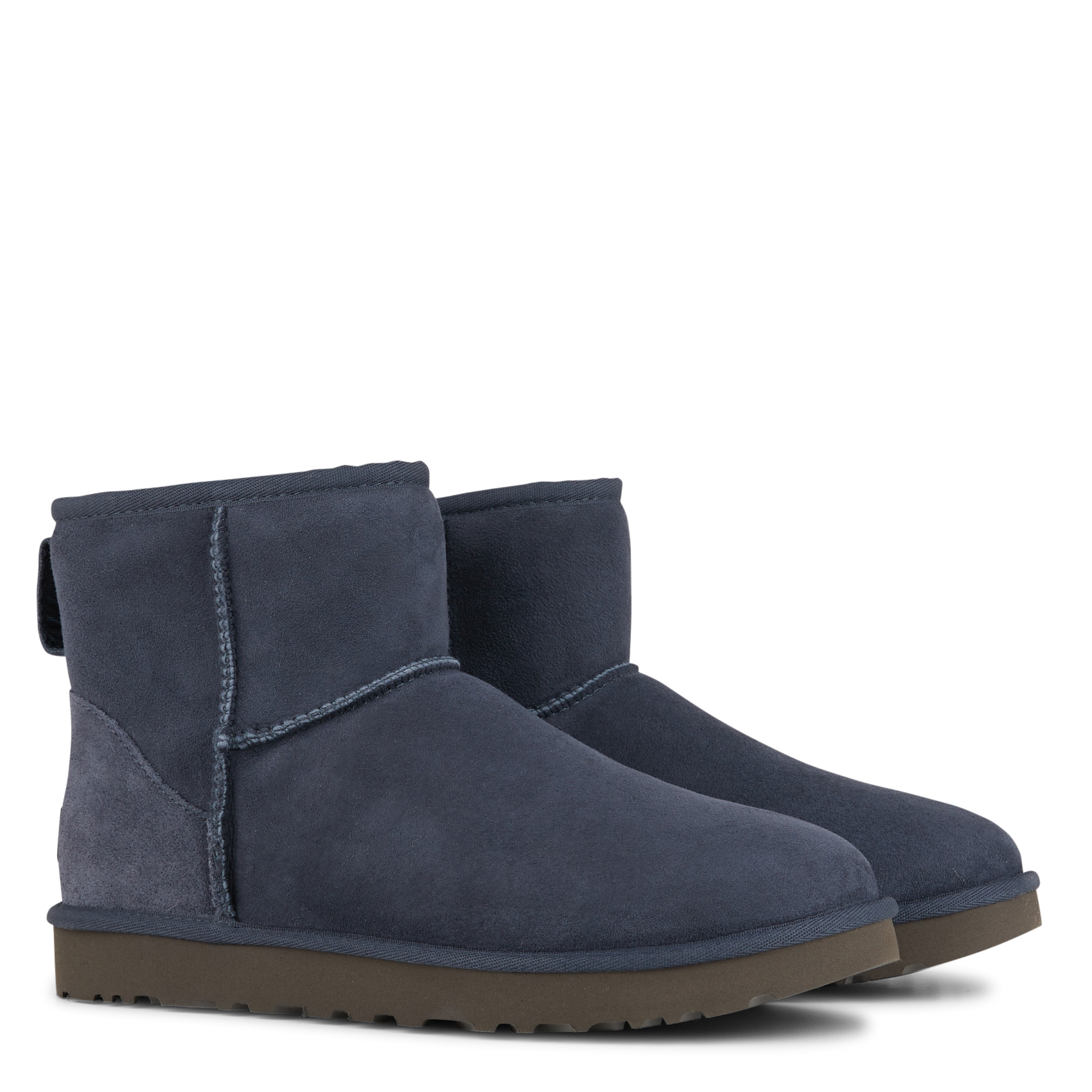 CLASSIC MINI II - Boots Classic II Mini en cuir | Bleu