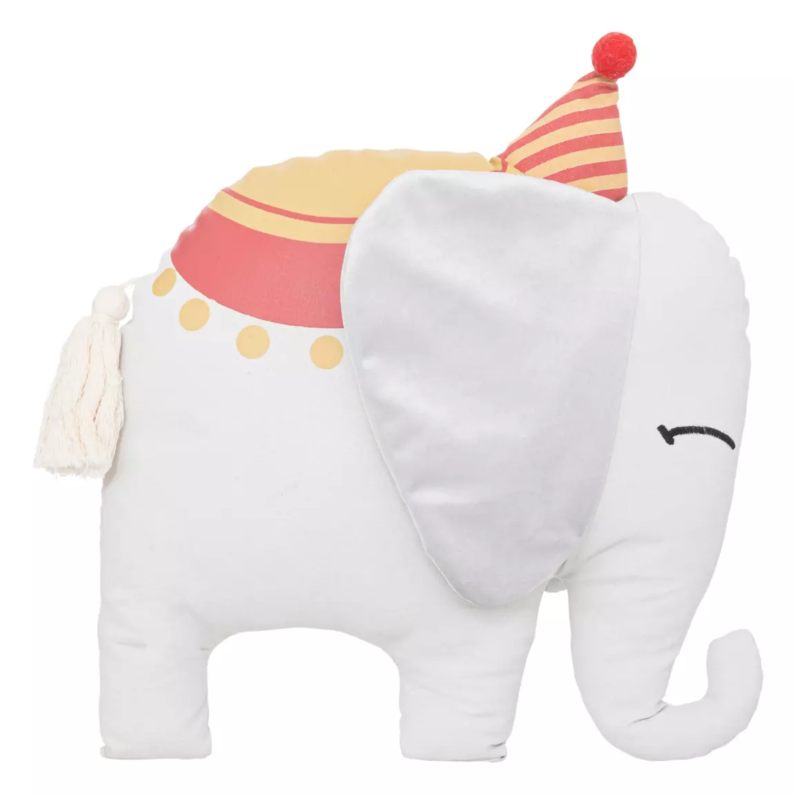 Coussin éléphant Circus Gris