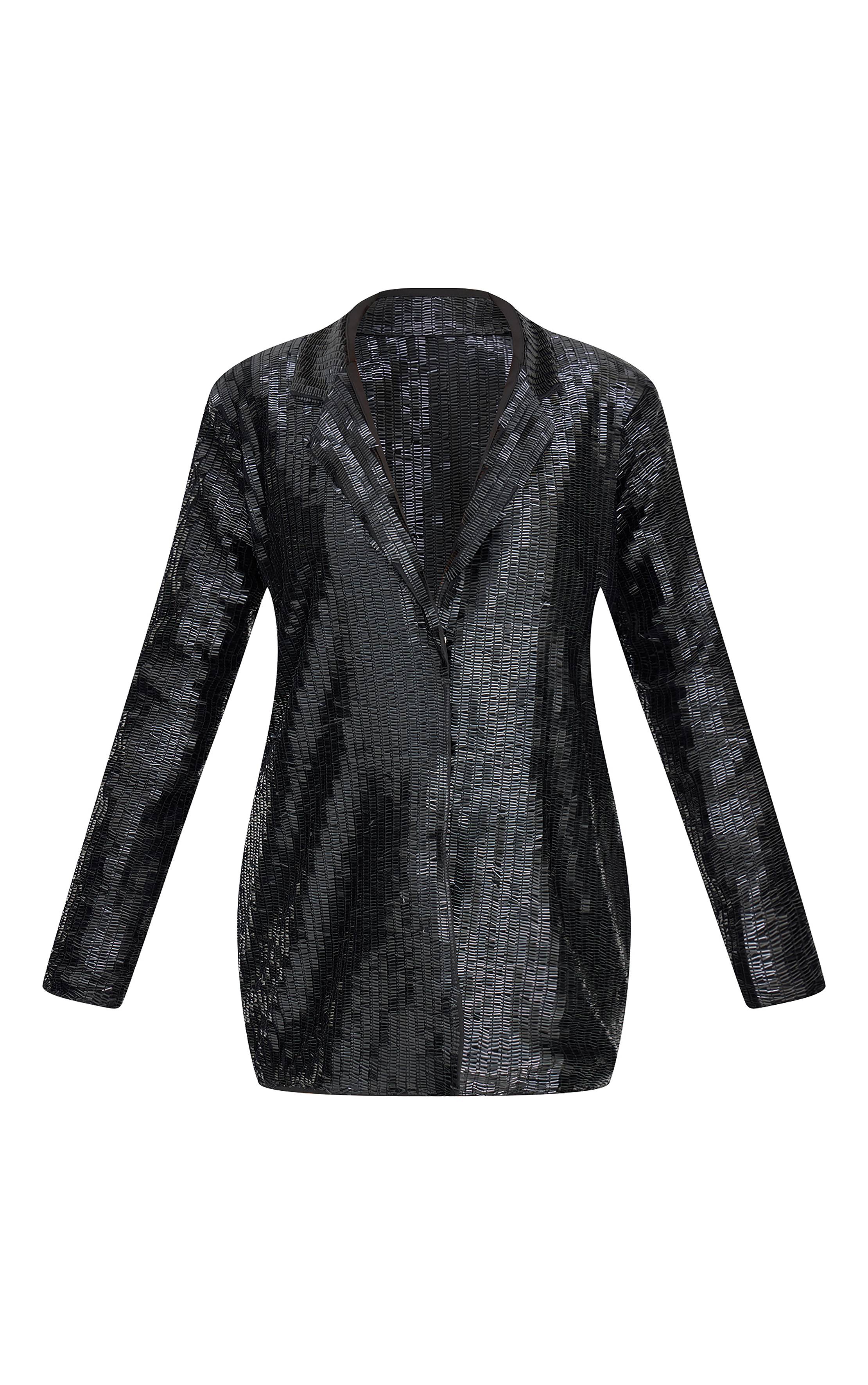 Robe Blazer Ornée De Diamants
