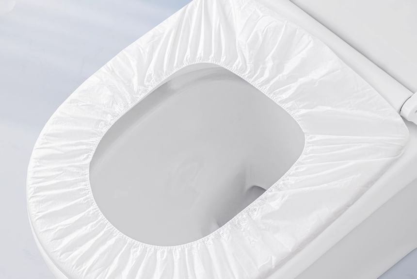 opholyee - Set van 10: Wegwerp toiletbrilhoes voor op reis