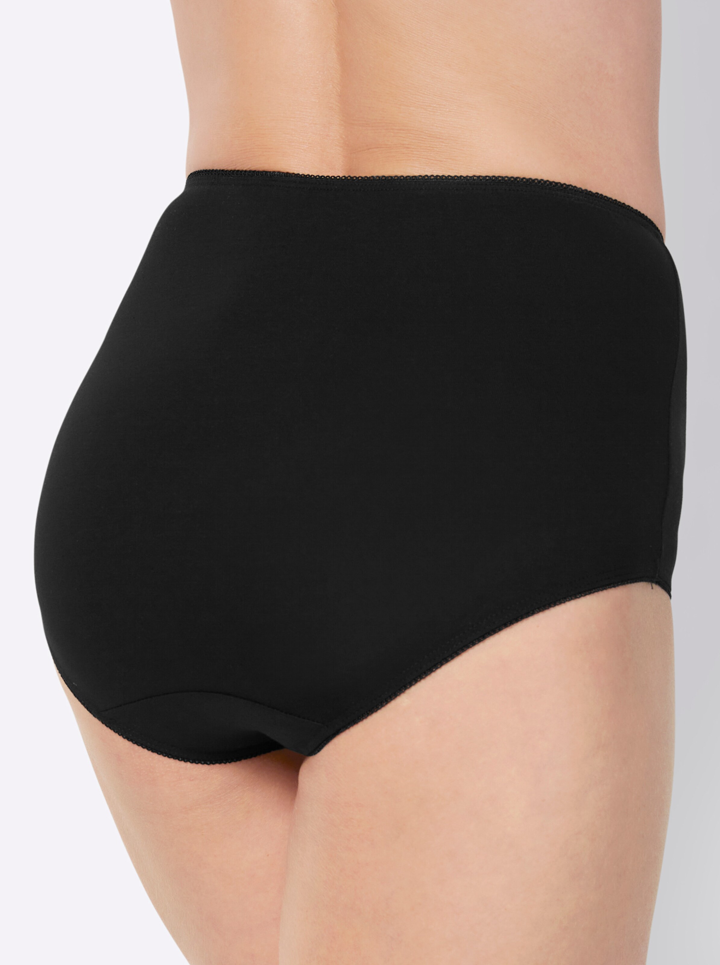 wäschepur Taillenslip in schwarz + topas + marine + bordeaux