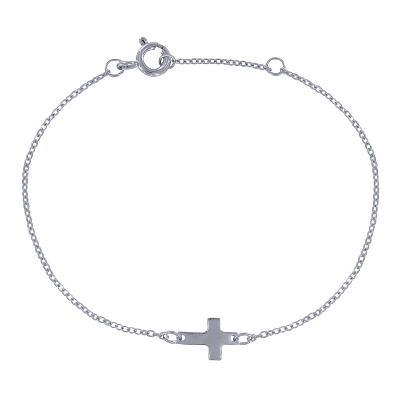 Bracelet Argent Mini Croix