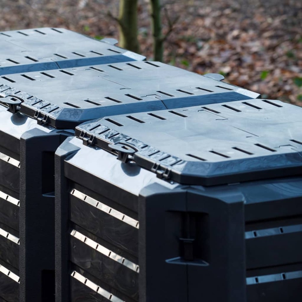 Bac à compost noir 1200 l