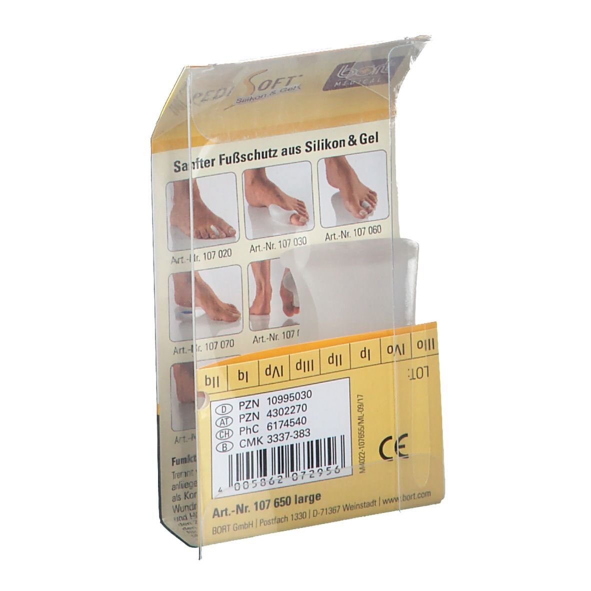 BORT PediSoft® Zehenseparator mit Ring Gr. L