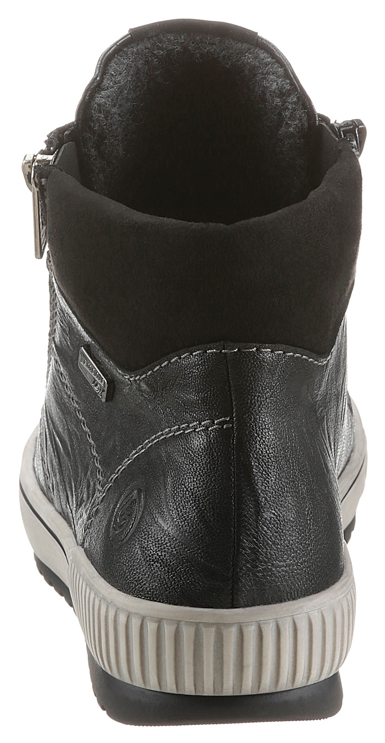 Remonte Schnürboots  , Plateau, Schnürstiefelette, Boots in Crash-Optik