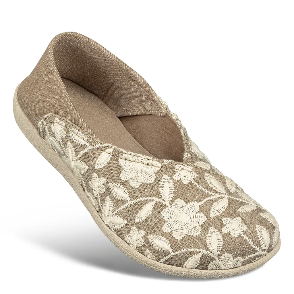 DAMEN - Schlüpfschuh LOTTA taupe