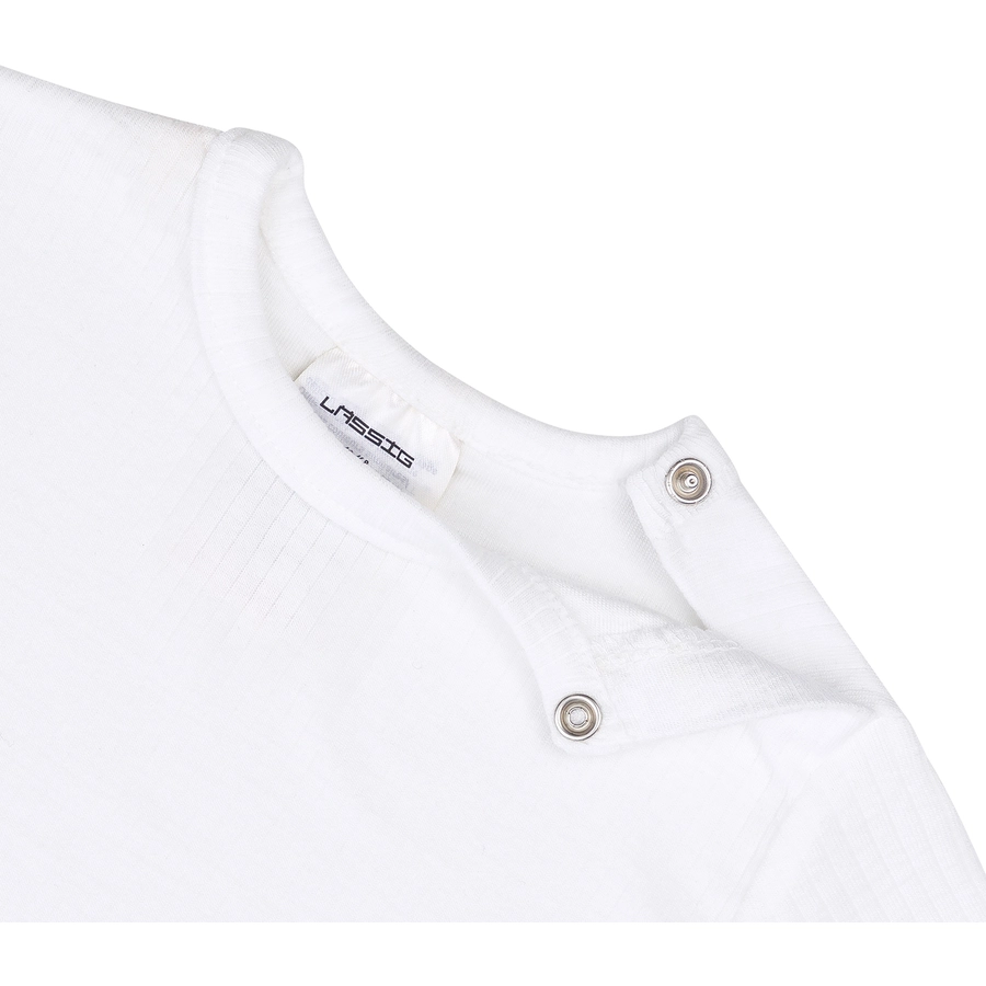 LÄSSIG Baby Langarmshirt gerippt milky weiß