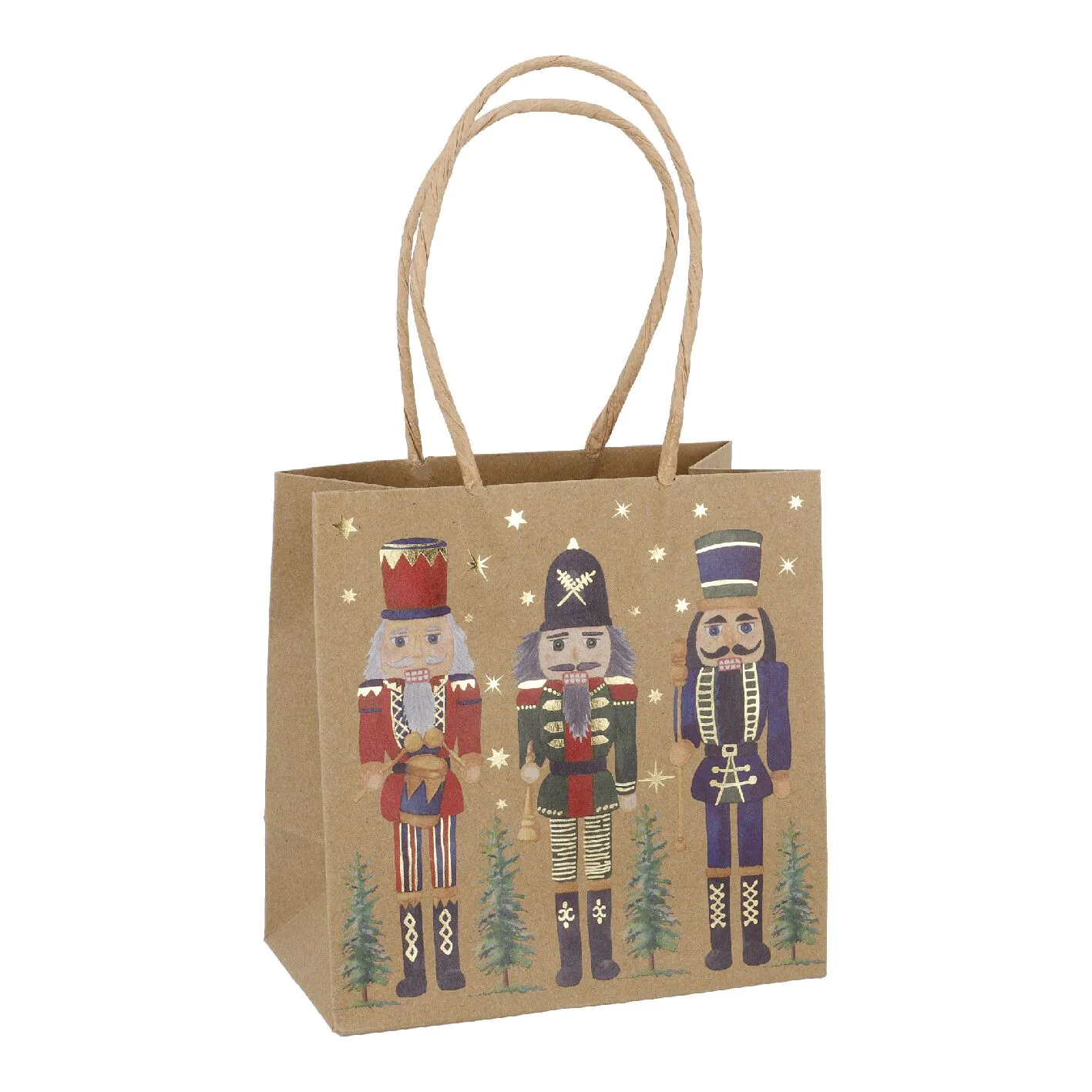 Geschenktüte Nussknacker, 16 x 16 cm