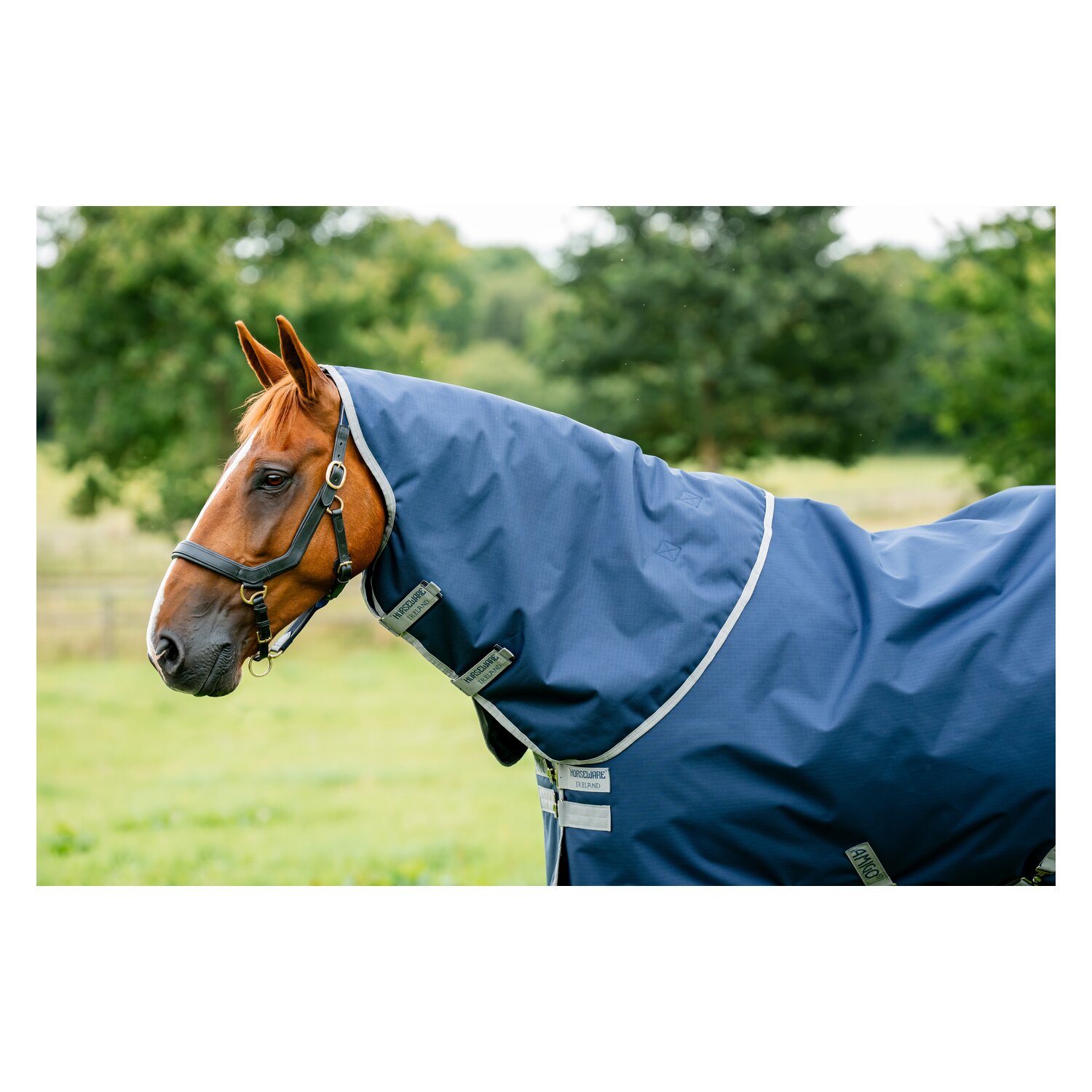 HORSEWARE Weidedecke AMIGO Ripstop 900 Denier, 200 g - navy/titanium grey