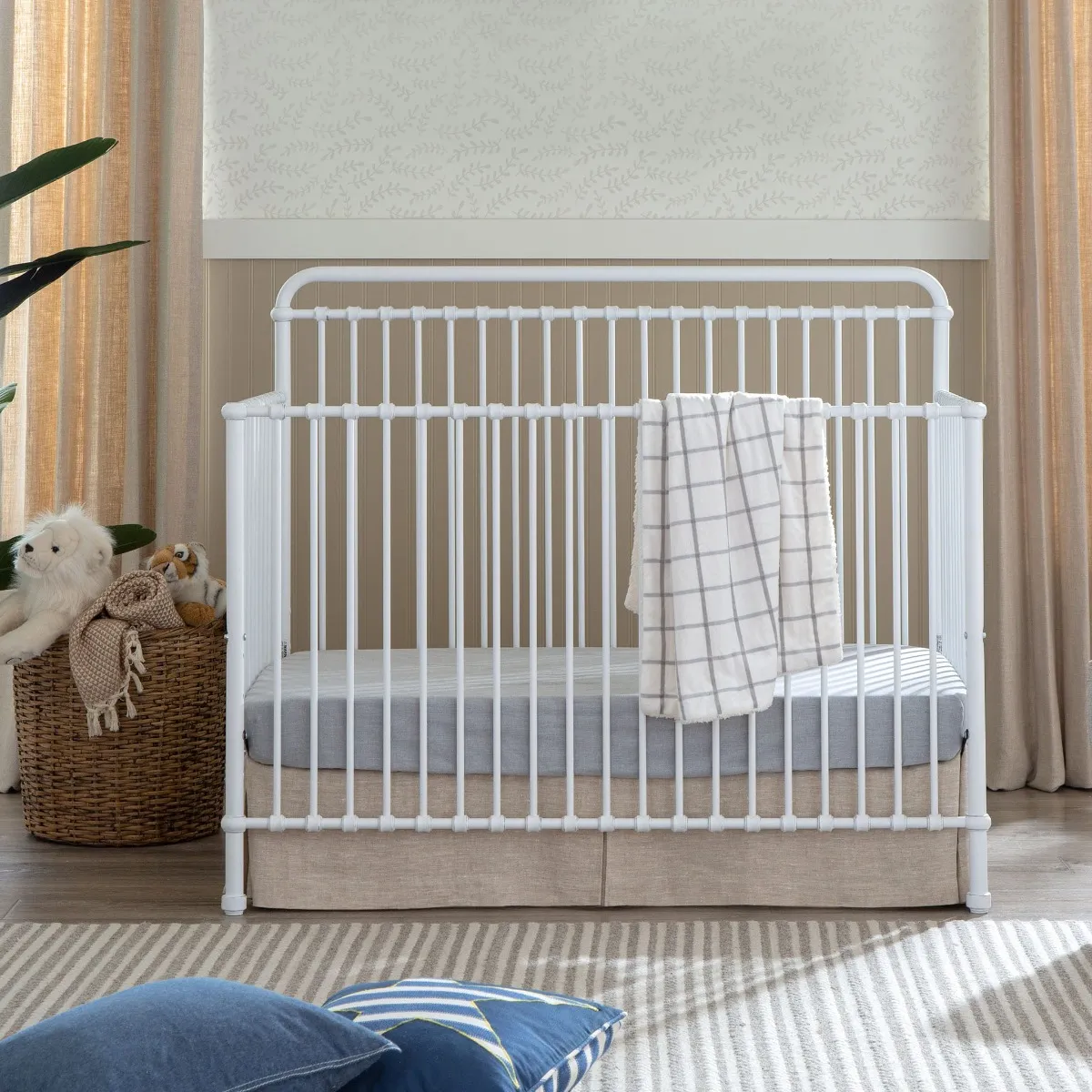 Million Dollar Baby Couchette Convertible 4 en 1 Winston - Blanc Lavé