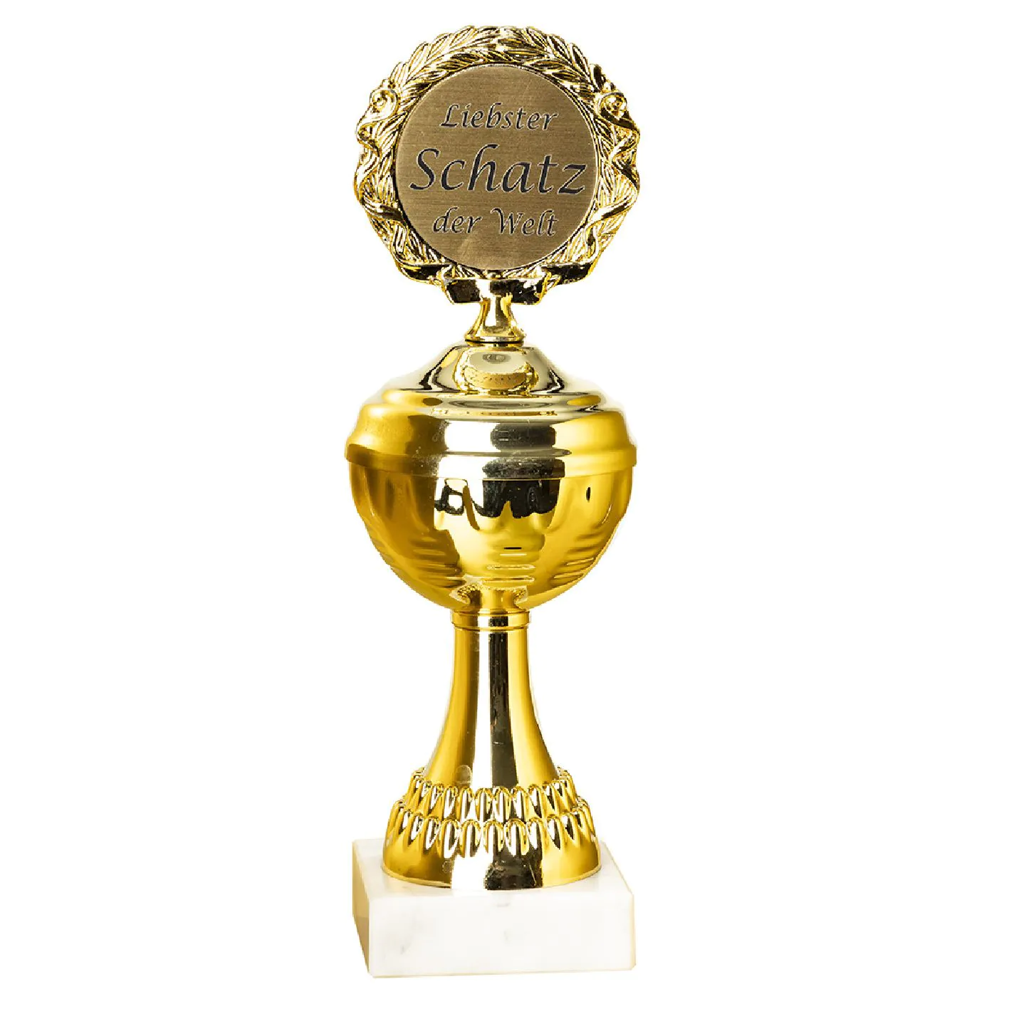Pokal "Liebster Schatz" 22 cm
