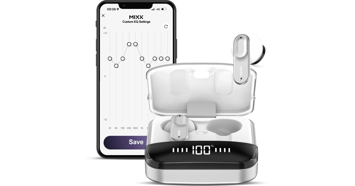 MIXXStreamBuds Ultra Mini True Wireless Earbuds  headset  (Zilver)