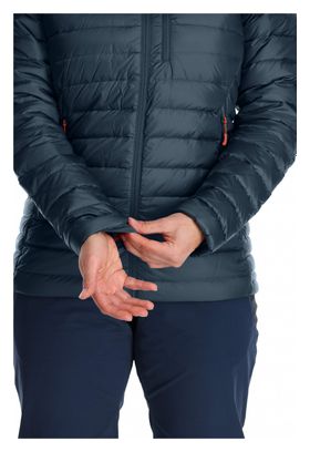 Doudoune Longue Femme RAB Microlight Alpine Bleu