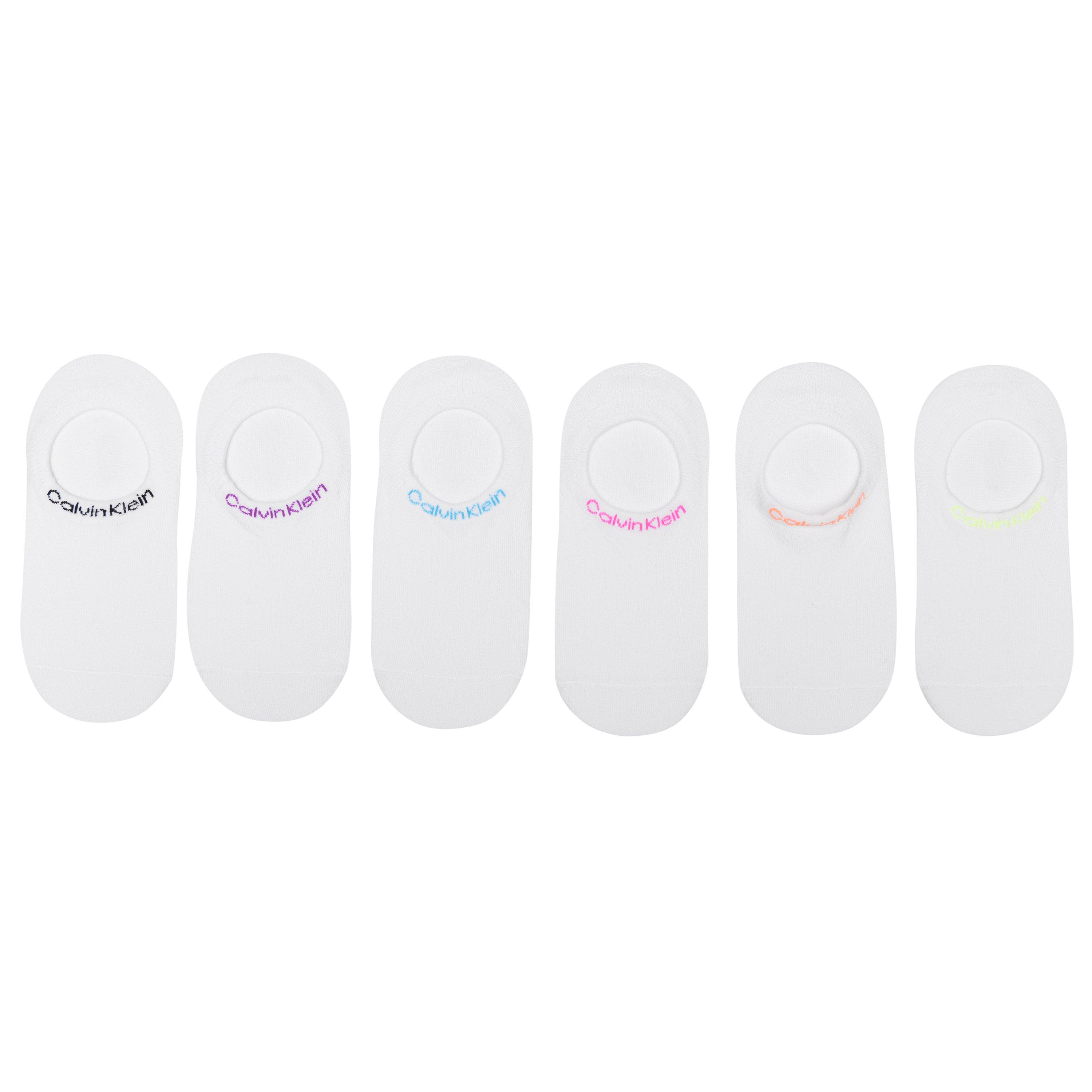 Calvin Klein Invisible 6 Pack Socks