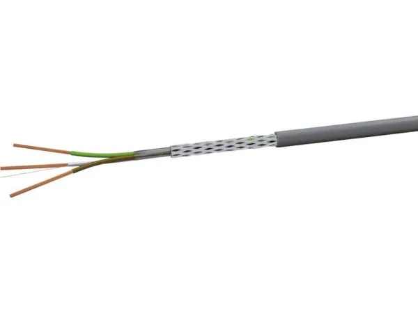 VOKA Kabelwerk LiYCY Styreledning 8 x 0.25 mm² Grå (RAL 7001) LIYCY8X025 100 m