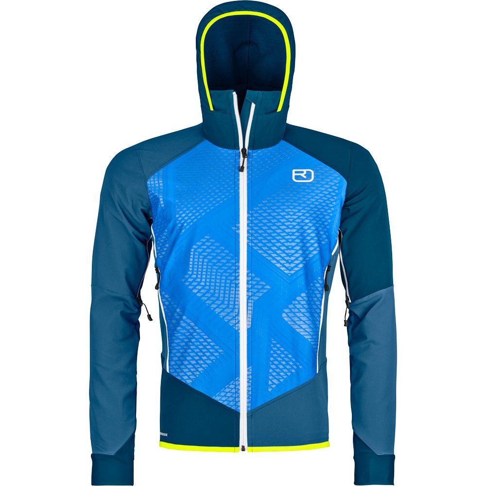 ORTOVOX Col Becchei Softshelljacke Herren mountain blue