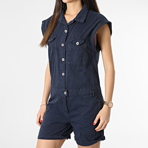 Combishort Femme Bleu Marine