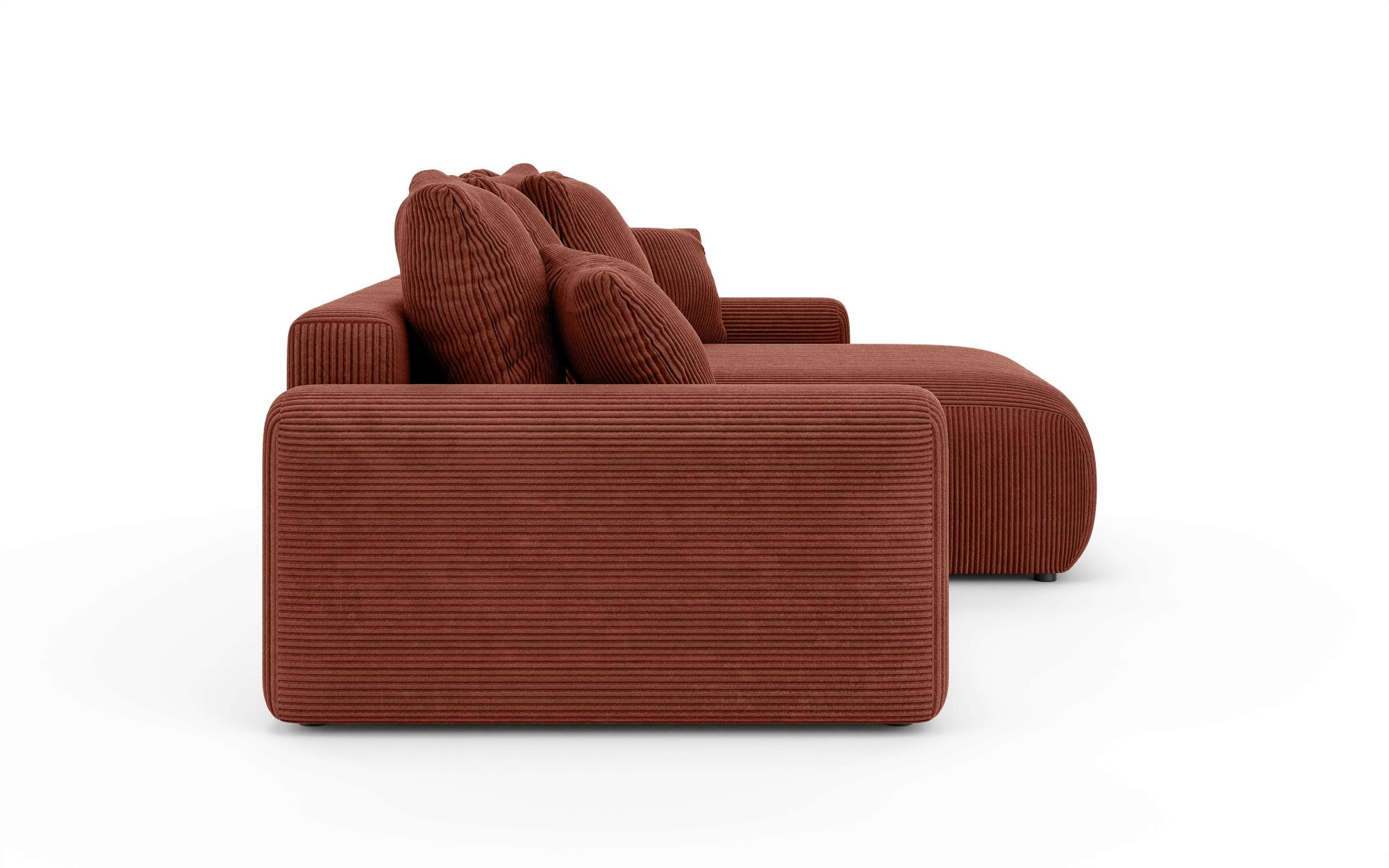 Home affaire Ecksofa »LAKESIDE klein mit Bettfunktion und Bettkasten, B/T/H 235/142/84 cm« L-Form, Recamiere beidseitig montierbar, mit Wellenunterfederung