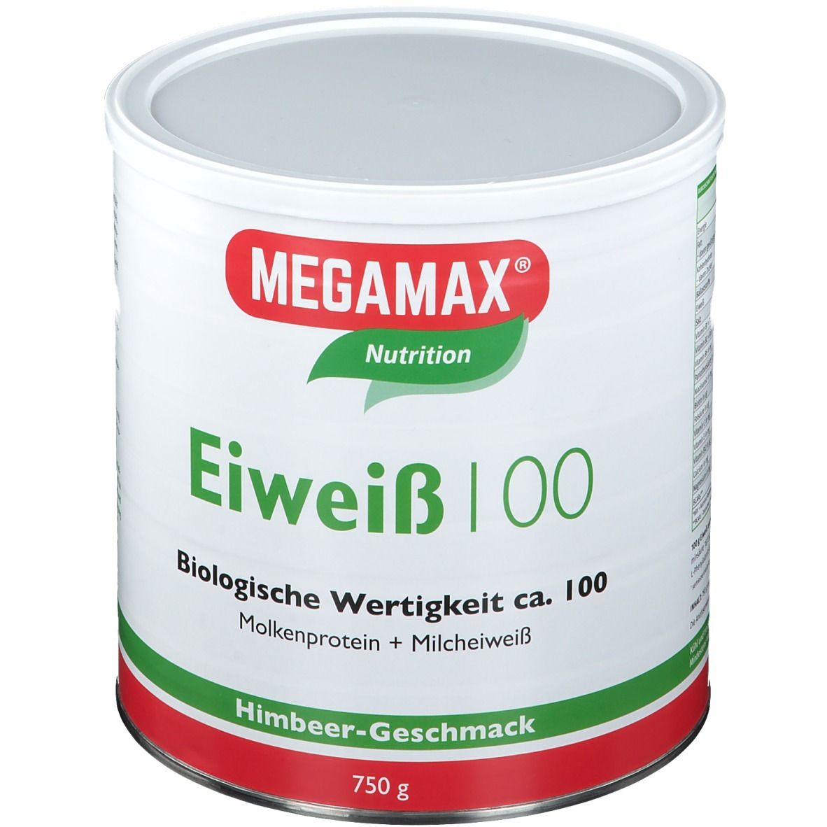 MEGAMAX® Nutrition Eiweiß 100 Himbeer-Geschmack