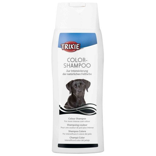 Shampoo para cães de pelagem escura, fragrância neutra.
