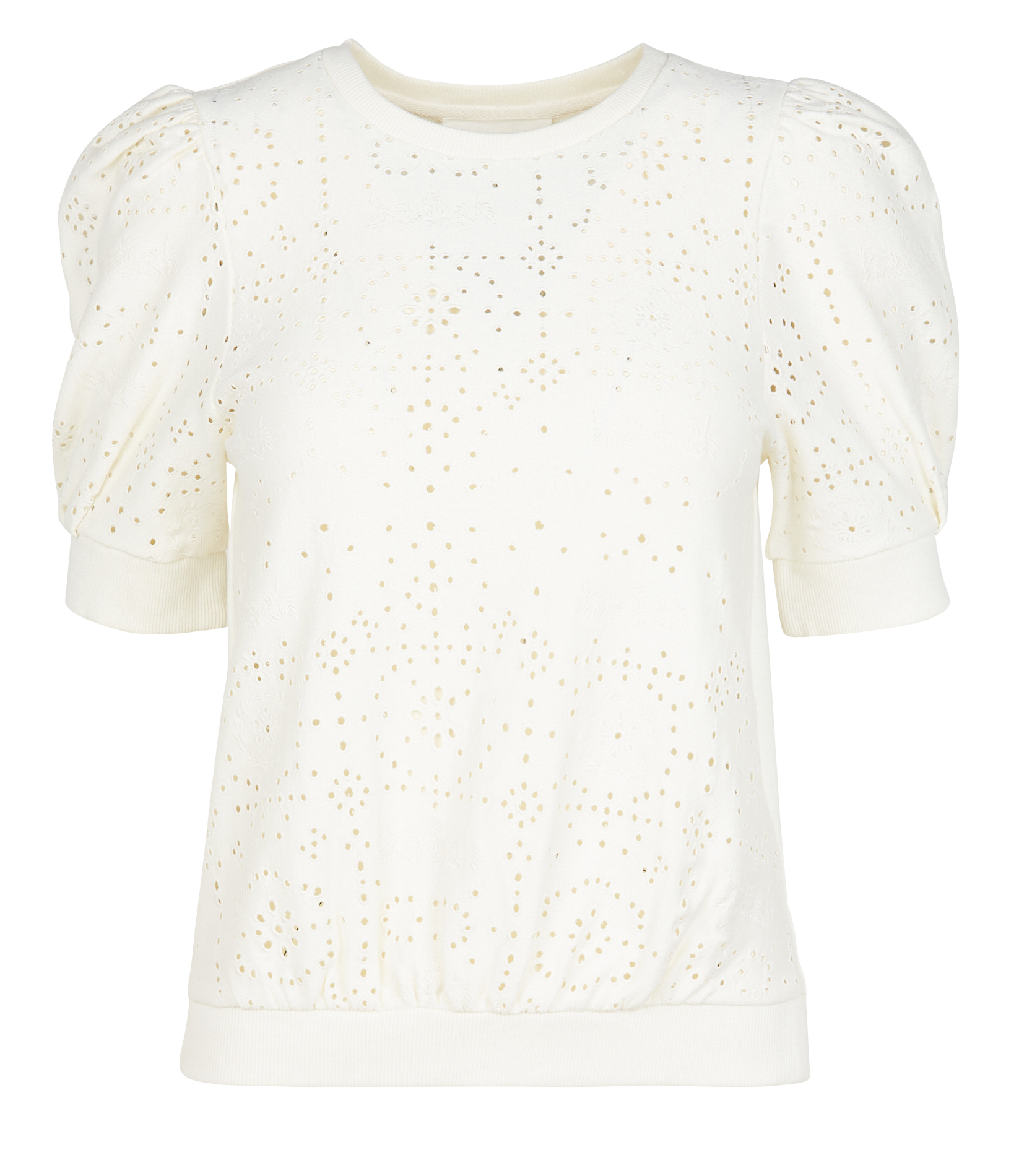 LAEL - Tee-shirt col rond en coton | Beige