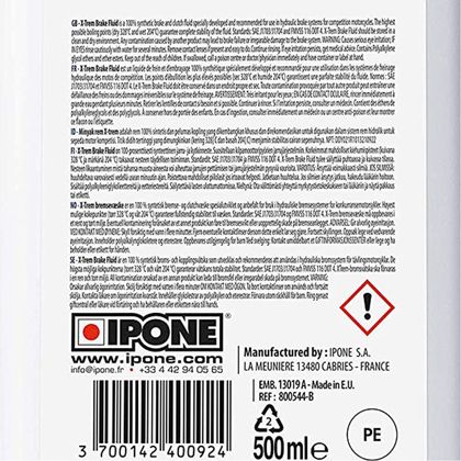 Liquide de frein Ipone X-TREM BRAKE FLUID 500 ML Universel