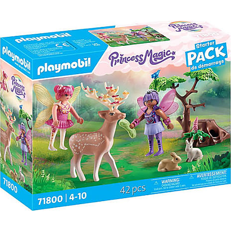 Playmobil feer med skovdyr 71800 42 dele
