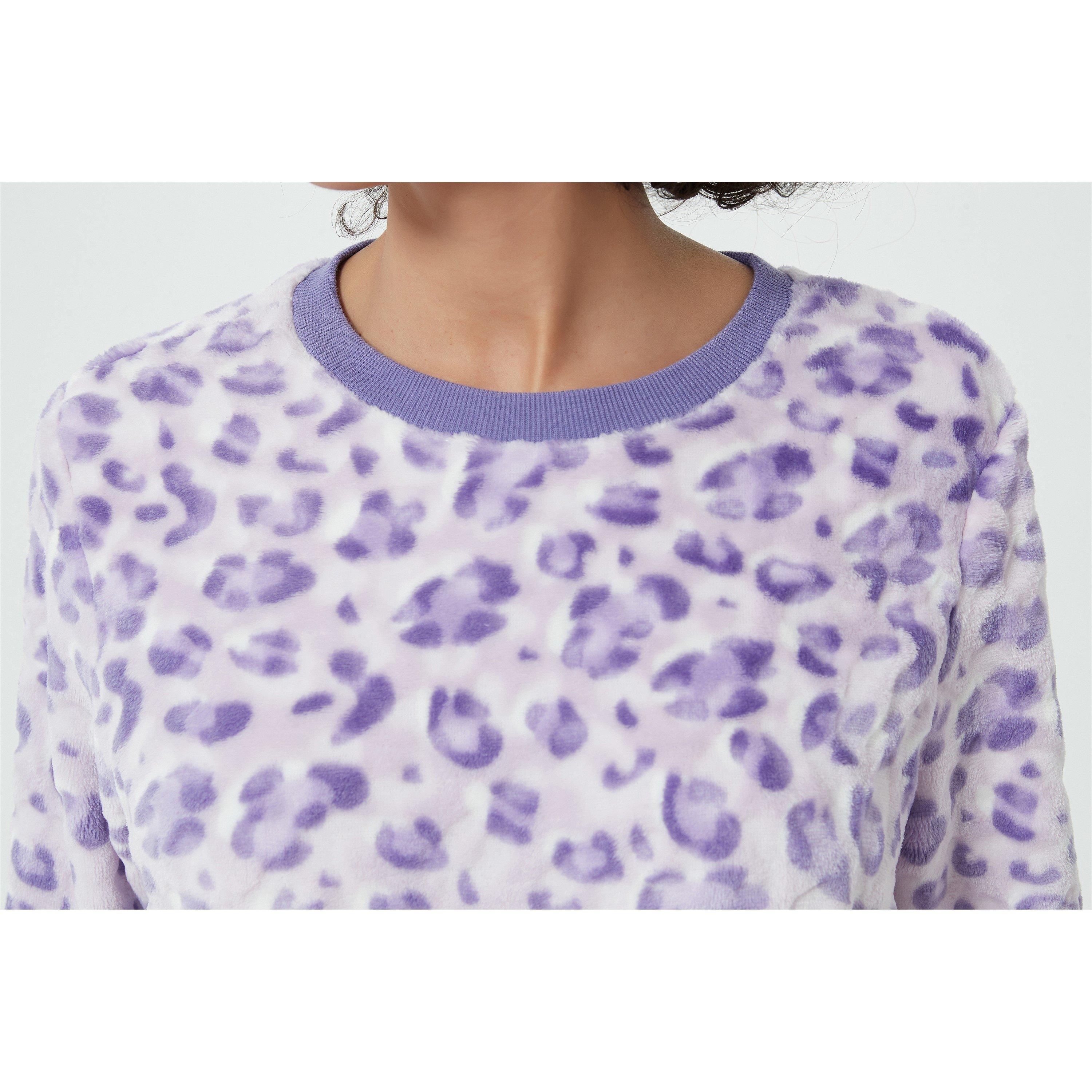 Linea Ladies Leopard Burnout Twosie
