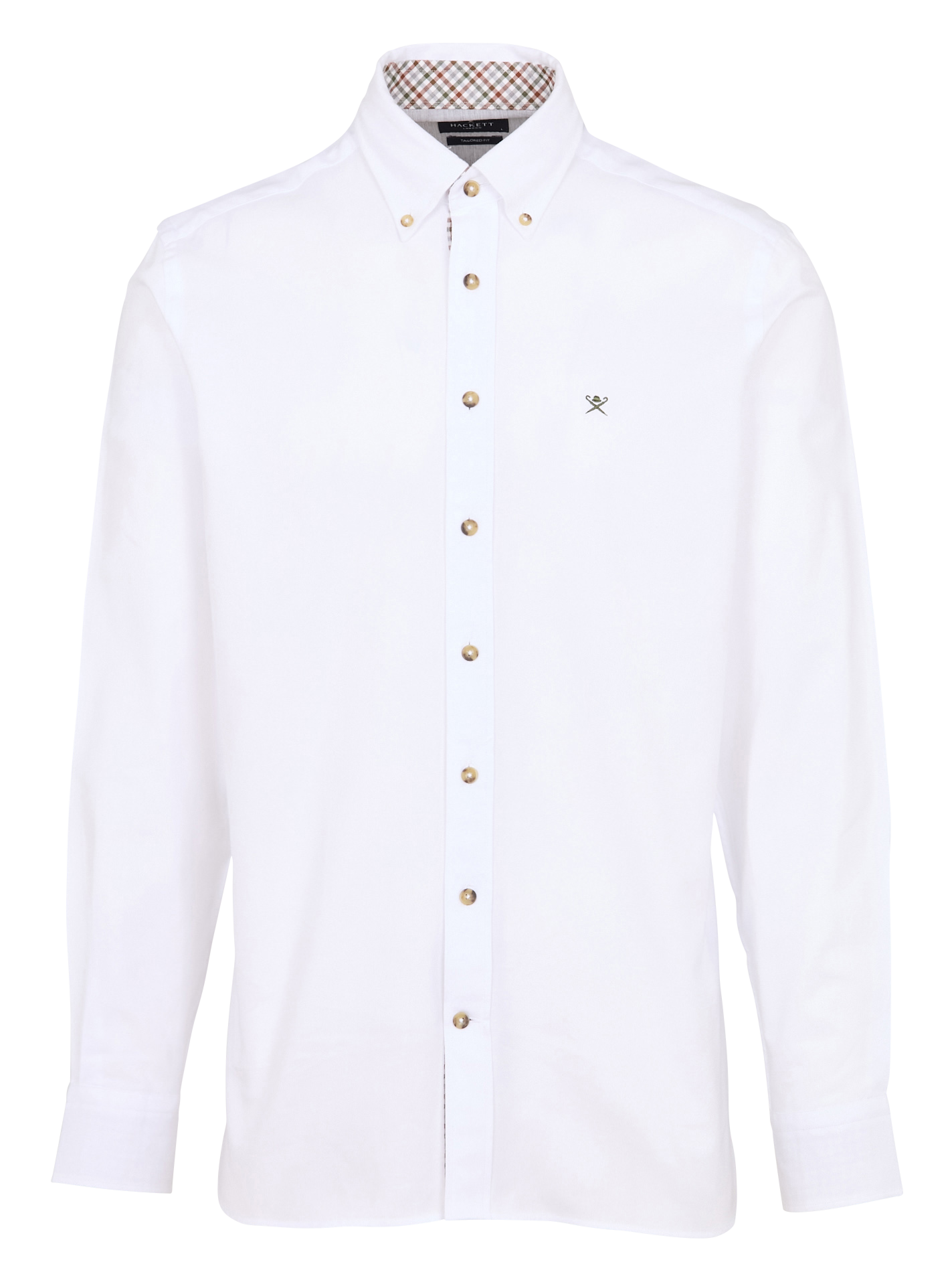 Chemise droite en coton | Blanc