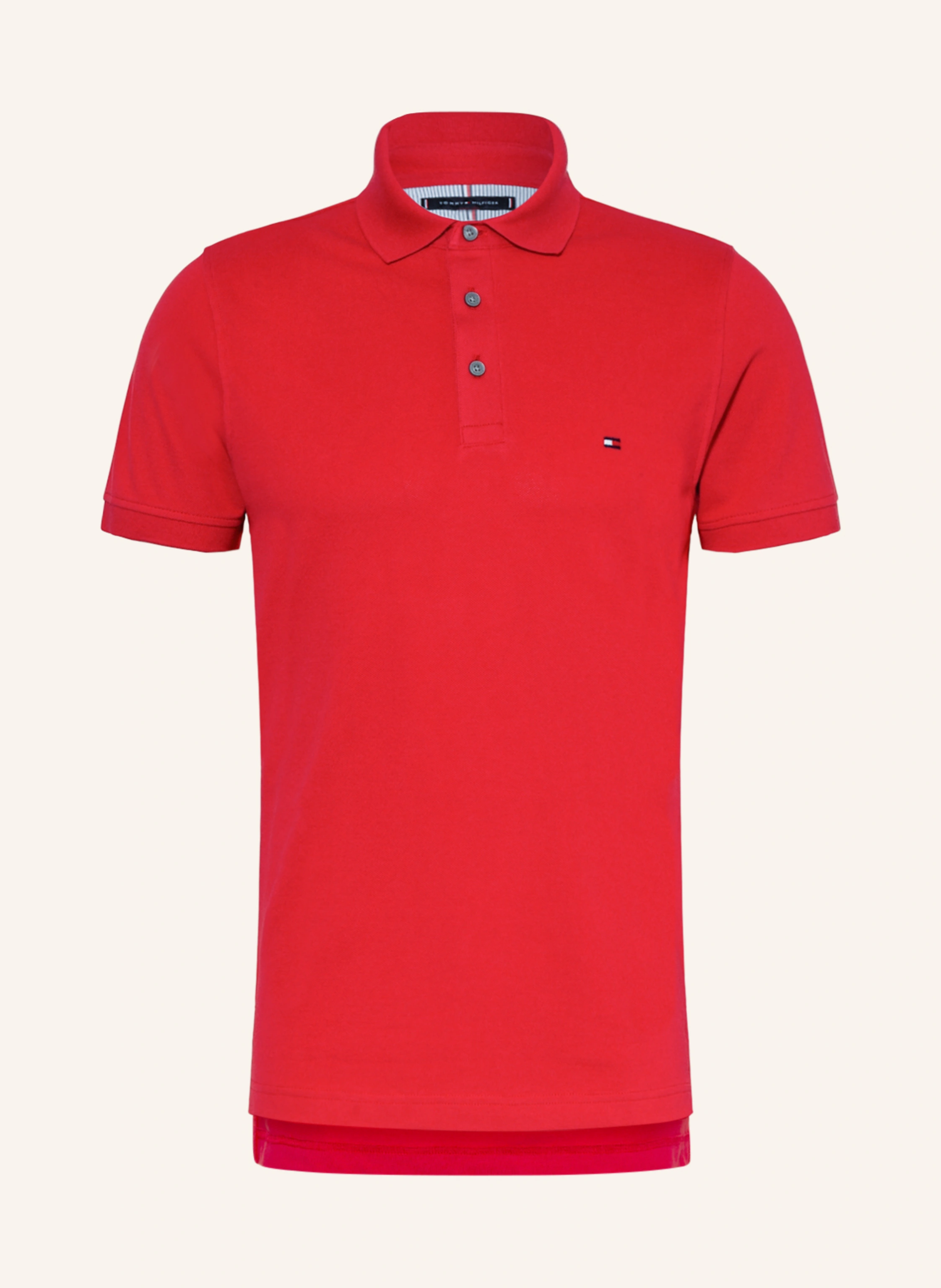 TOMMY HILFIGER Piqué-Poloshirt Slim Fit