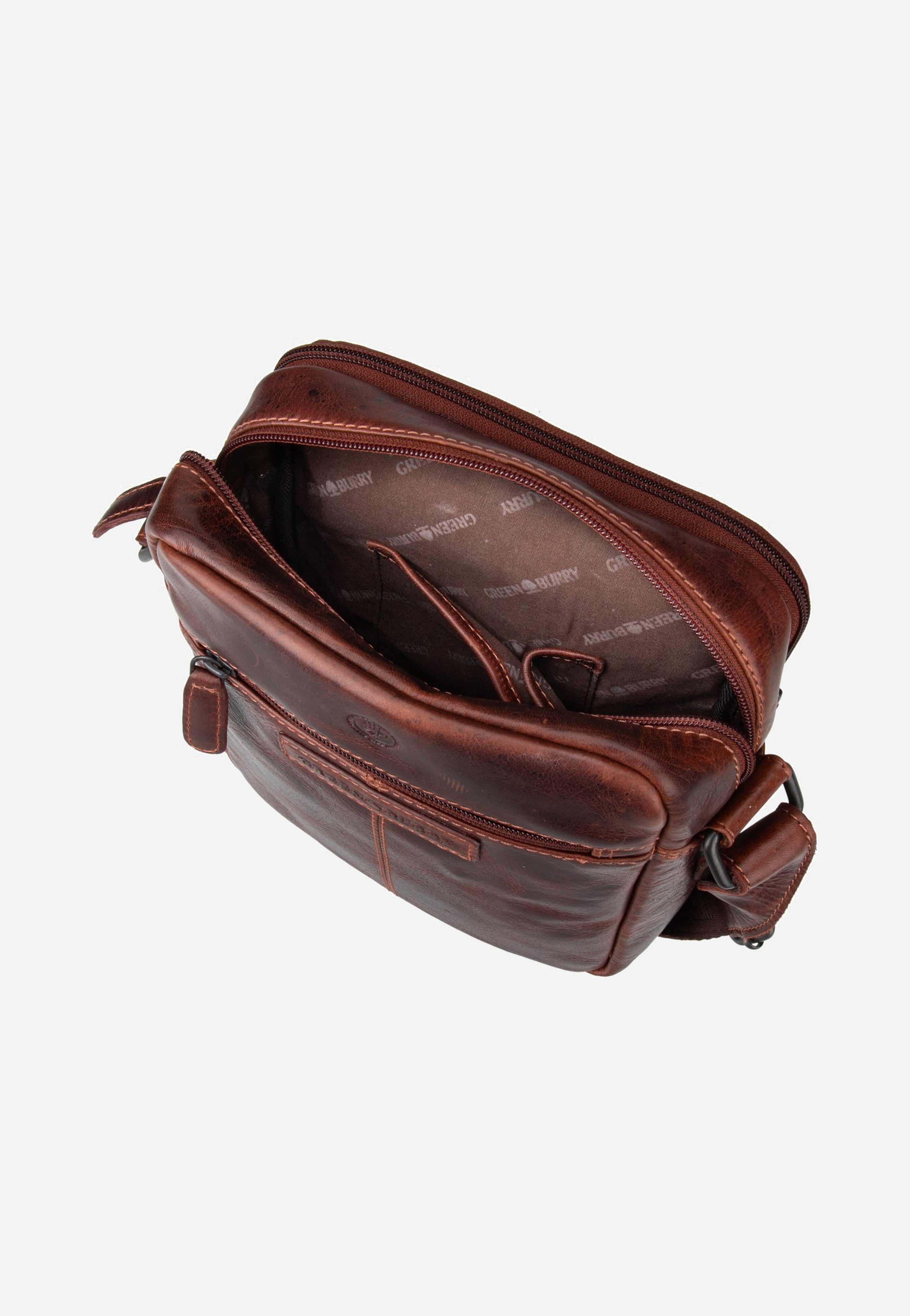 Rugged Shoulderbag L Teak Brown - Umhängetasche