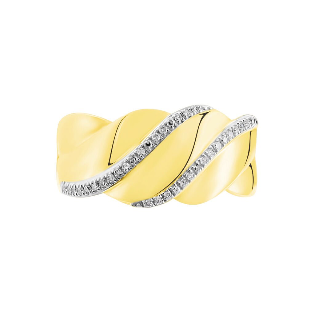 Bague Elyanne Or Jaune Diamant