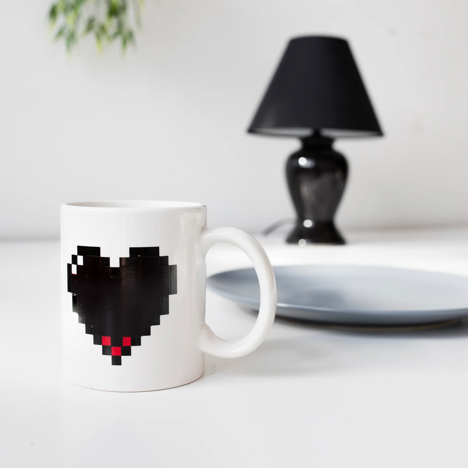 Pixel Heart Morph Mug
