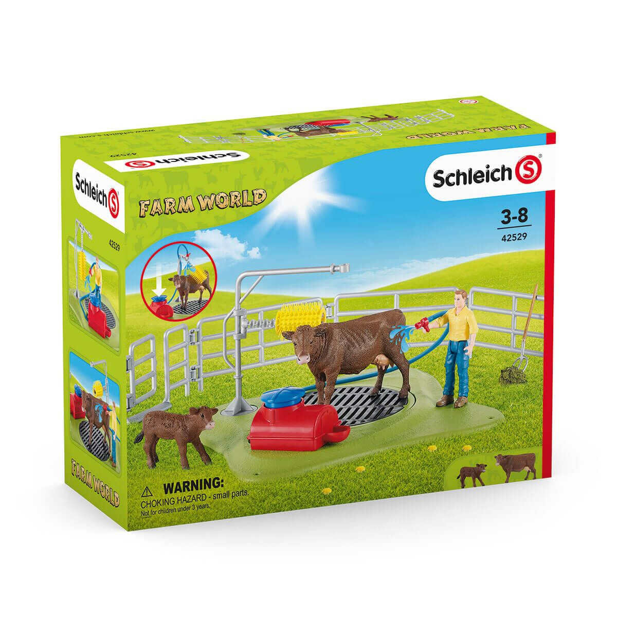 Schleich Schleich Farm Life Kuh Waschstation