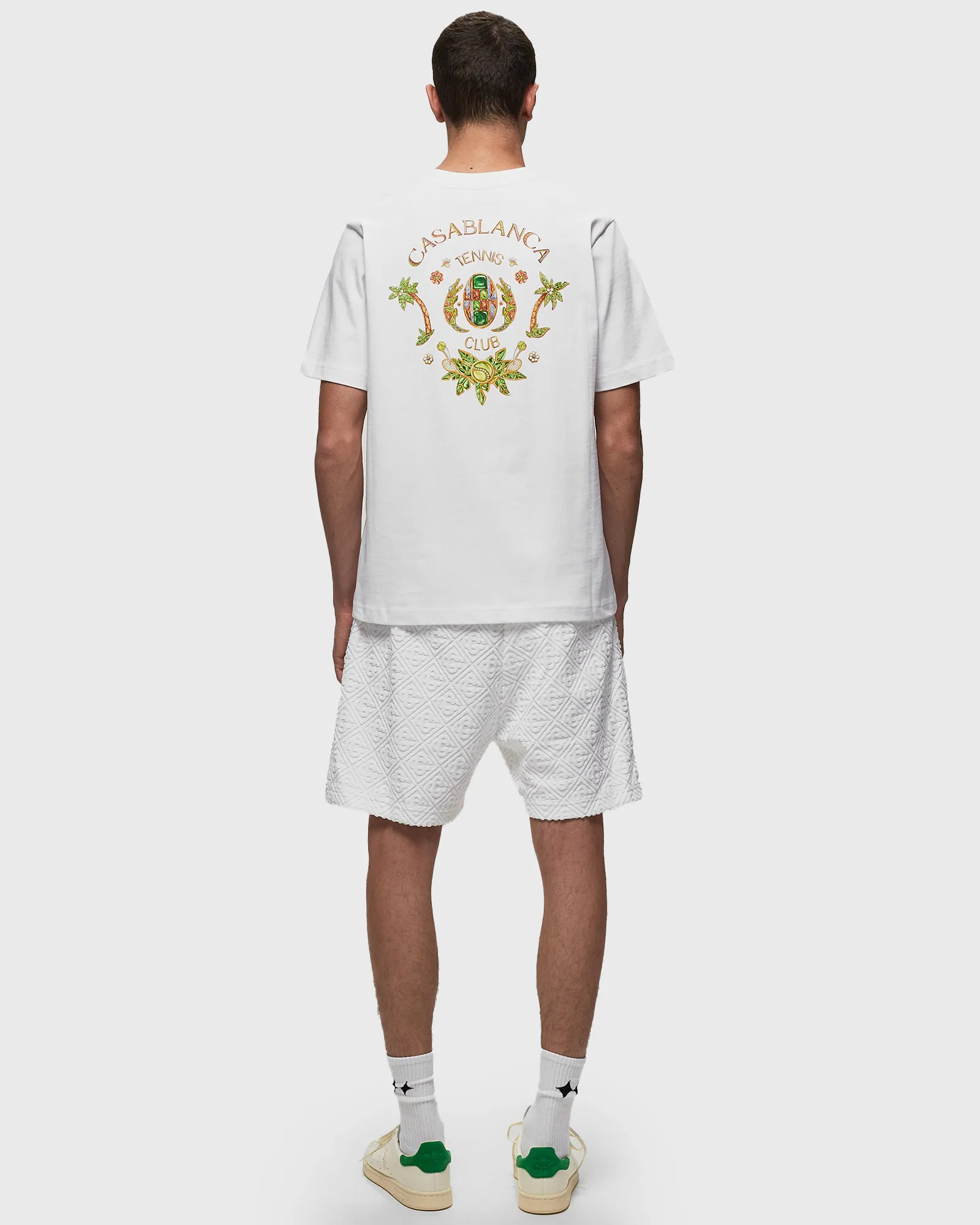 Casablanca JOYAUX D'AFRIQUE TENNIS CLUB PRINTED T-SHIRT