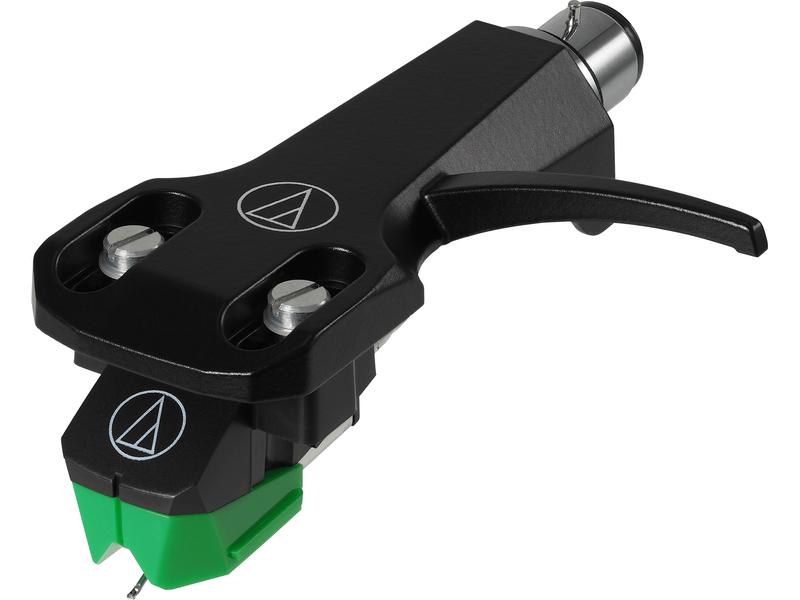 Audio-Technica Tonabnehmer AT-VM95E/H inklusive Headshell Stereotonabnehmer AT-VM95E mit Headshell AT-HS6BK
