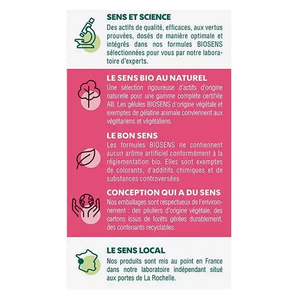 Biosens Capteur de Calories Bio 40 gélules végétales
