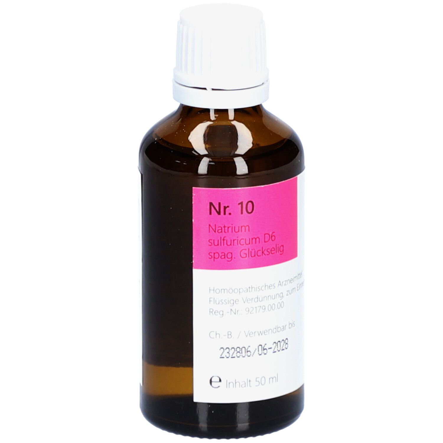 NR.10 Natrium sulfuricum D 6 spag.Glückselig