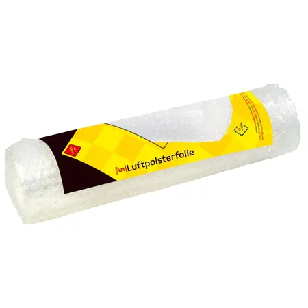 Idena Luftpolsterfolie, 40 cm x 5 m, auf Rolle, 0,07 mm, transparent
