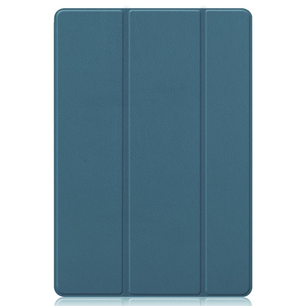 Samsung Galaxy Tab S8  Plus / Tab S7  Plus Leder Tasche Smart Cover Hülle Litchi Look   S-Pen Halterung - Grün