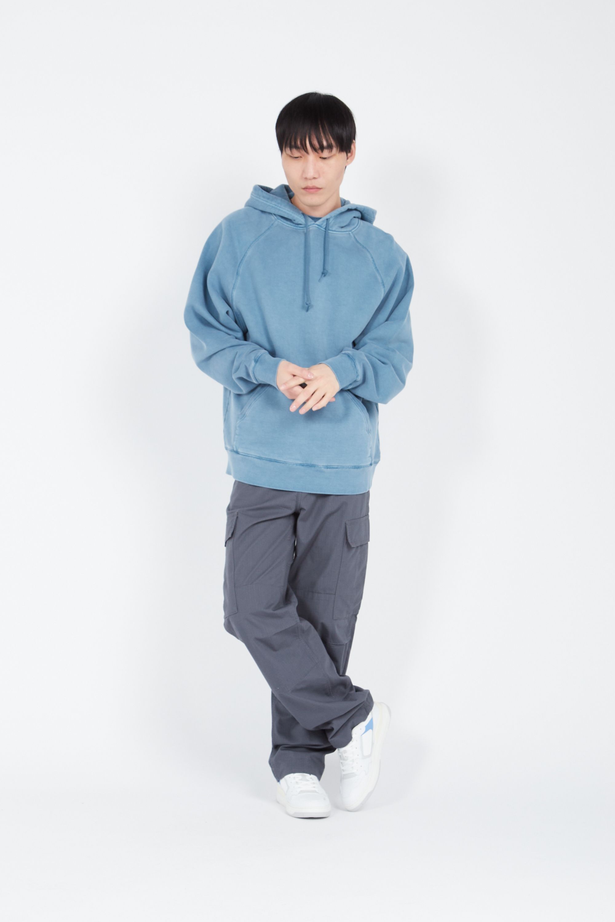 CARHARTT WIP Hoodie Hooded Taos Sweat Bleu