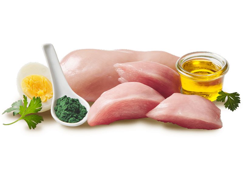 DOGGY Dog Nassfutter Schale Huhn Sensitive 150 g Alleinfuttermittel für ausgewachsene Hunde