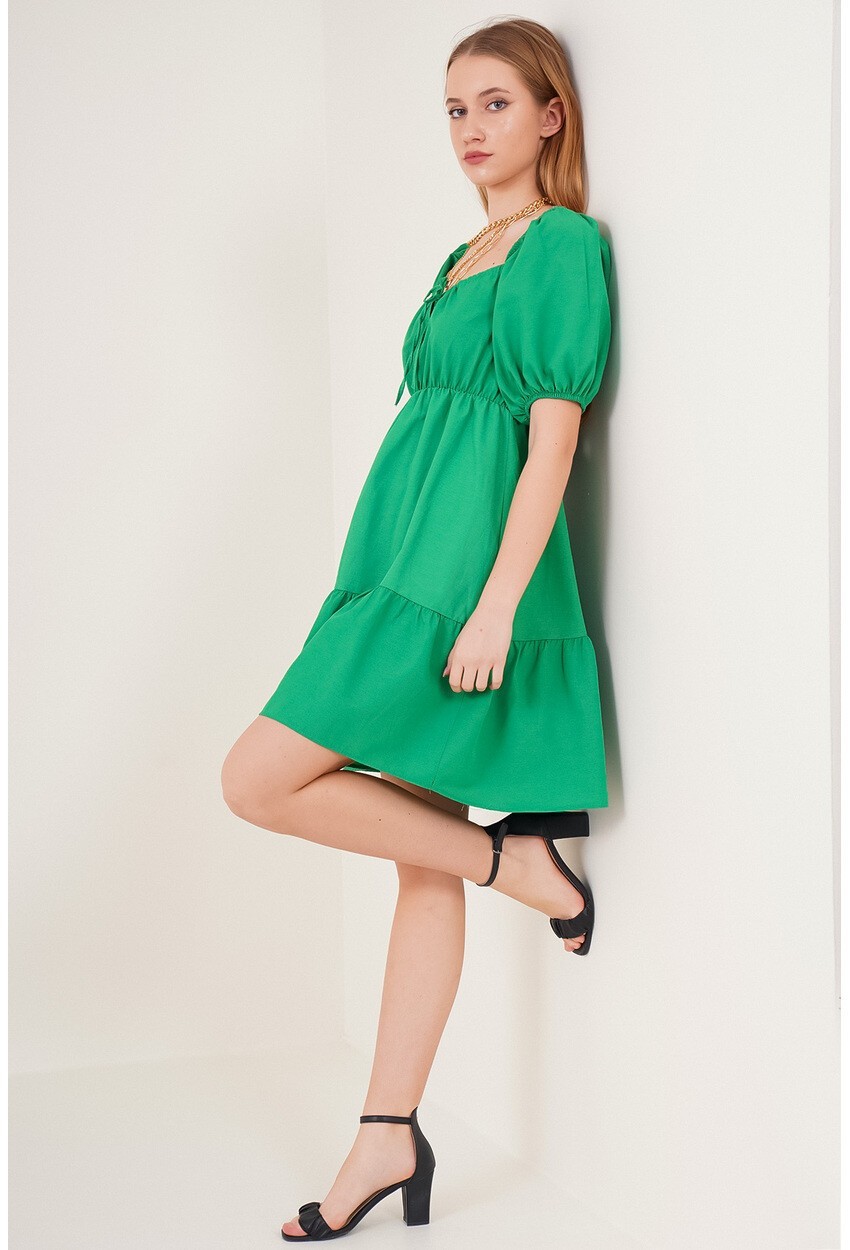 MT Clothes P-ROB_EVA - Robe Evasée en Popeline